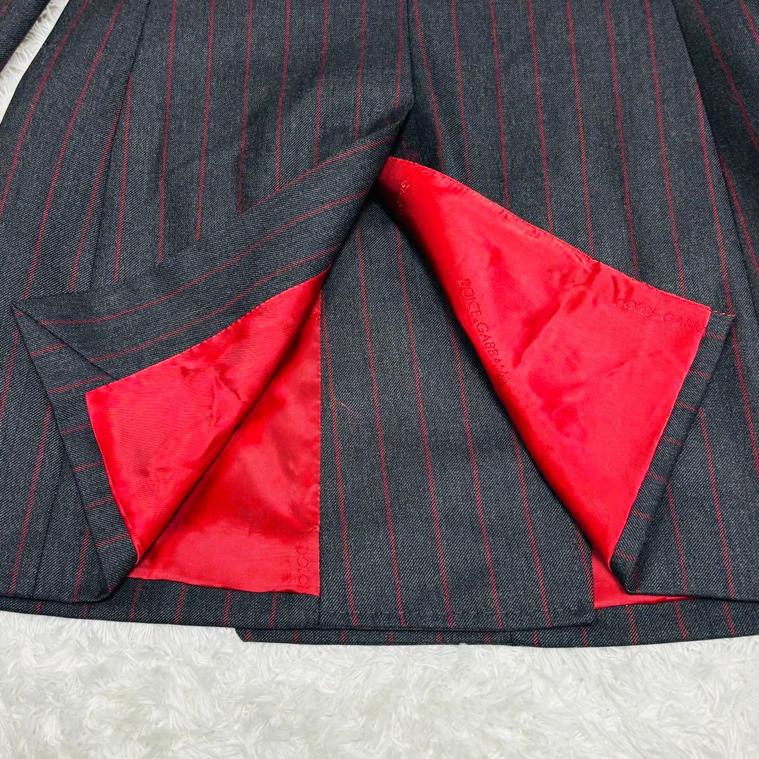 90s ドルチェ＆ガッバーナ ダブル ストライプ セットアップ XL ジャケット