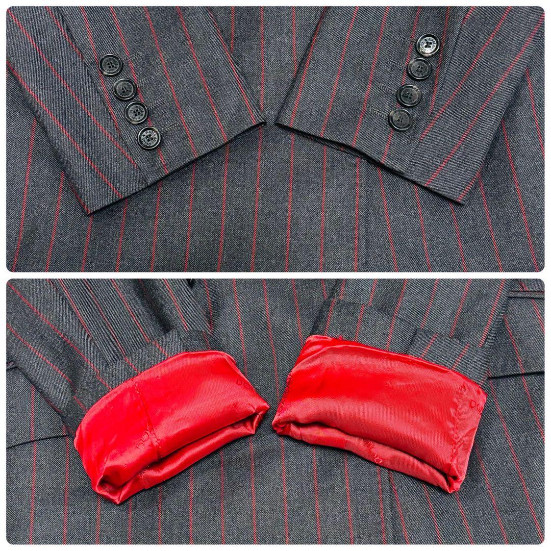 90s ドルチェ＆ガッバーナ ダブル ストライプ セットアップ XL ジャケット