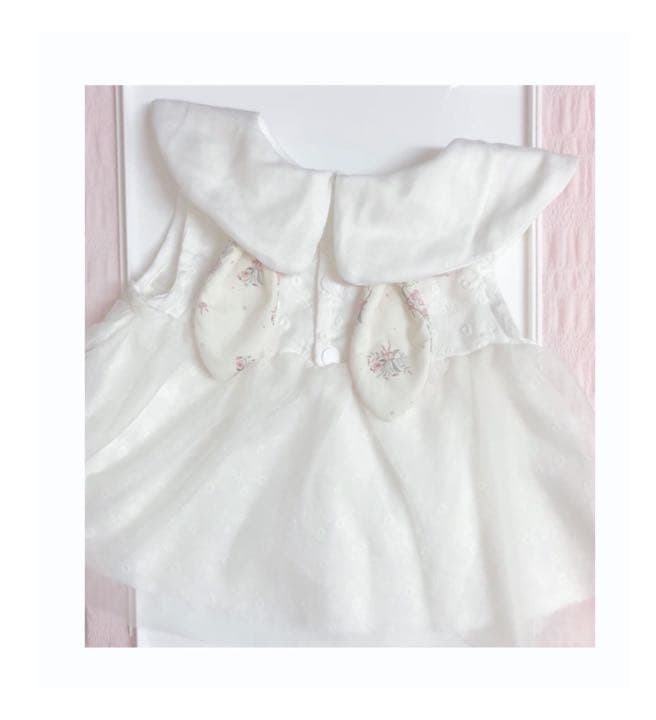 ハンドメイド　うさみみチュニック　ベビー　キッズ　ゆいと様