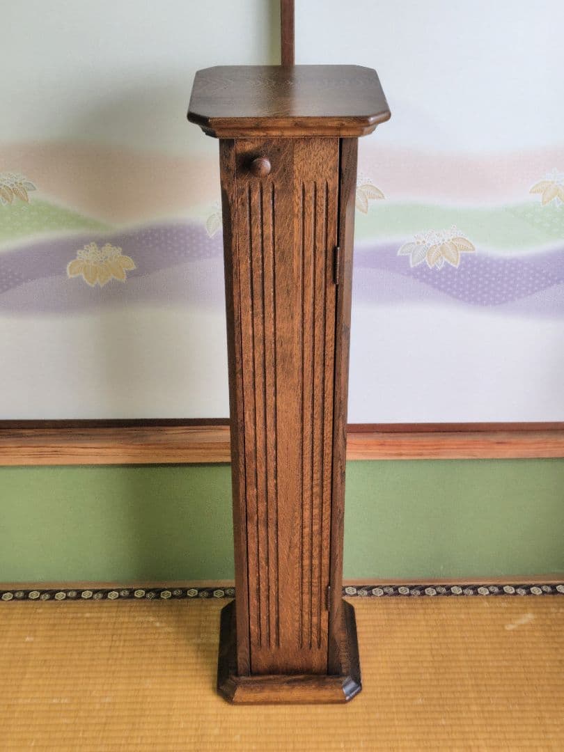 木製　無垢材　CDラック　CD入　CD　５０枚　２枚組・５個　タワー形状　飾り台