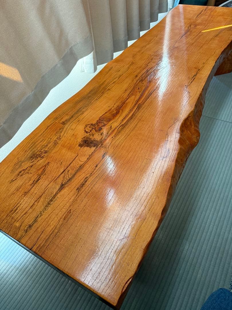 天然板　自然形状テーブル