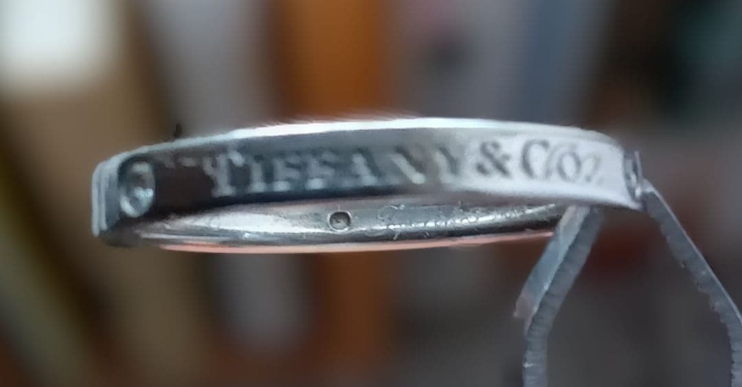 Tiffany & Co. プラチナPt950　3ポイントダイヤリング