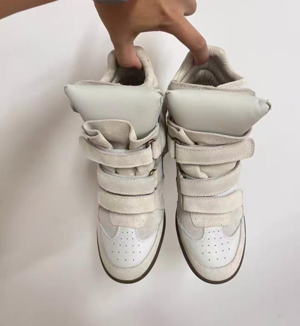 ISABEL MARANT ハイカットスニーカー ホワイト 37サイズ