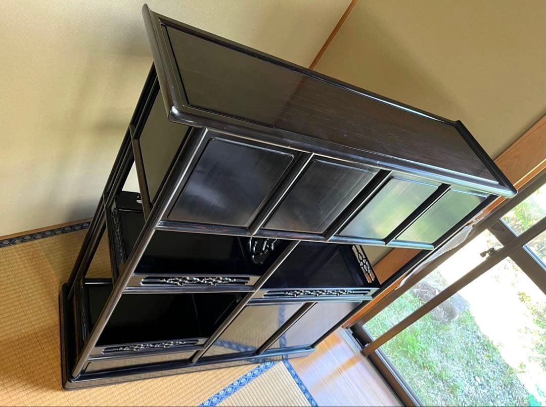 yuki 茶箪笥 飾り棚 茶棚 レトロ アンティーク②