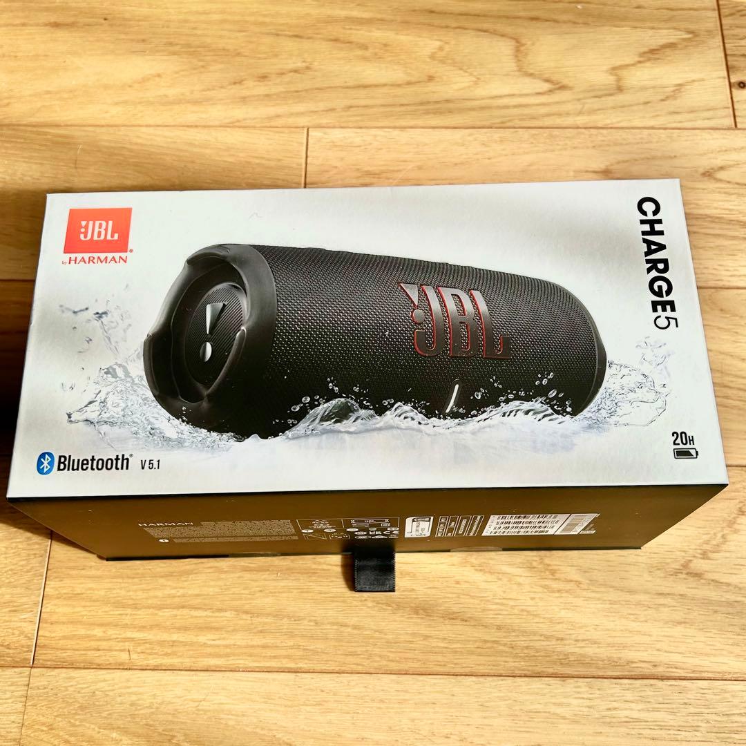 JBL charge5 ワイヤレススピーカー　ブルートゥース　スピーカー 黒
