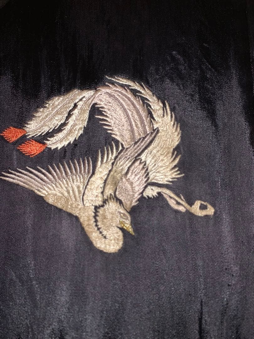 Pherrow's ネイビーホワイトスカジャン