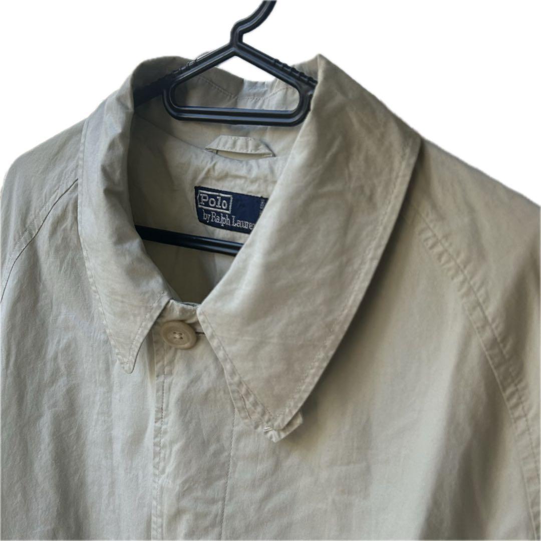 90s POLO 一枚袖 バルマカーンコート ステンカラー vintage
