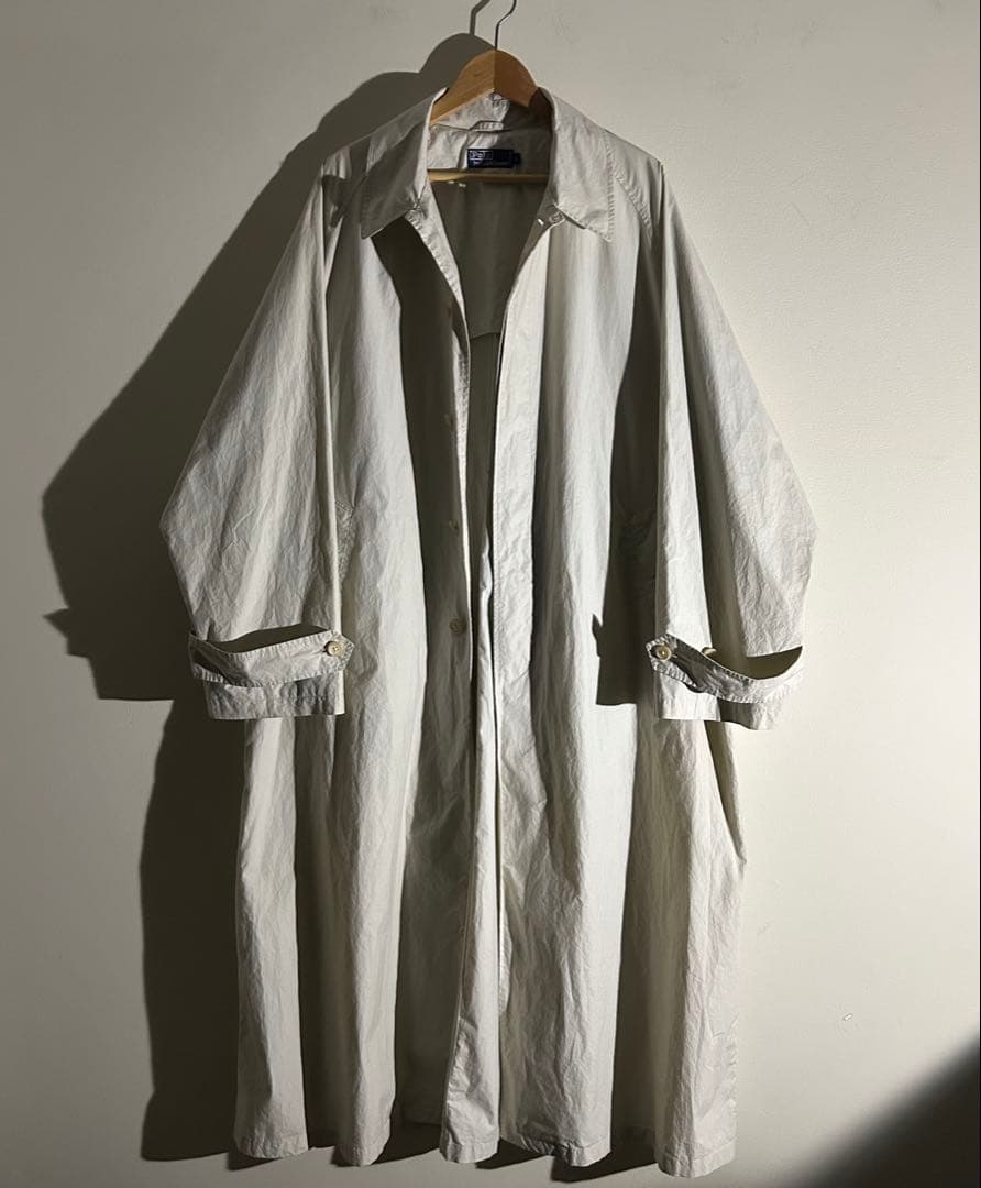 90s POLO 一枚袖 バルマカーンコート ステンカラー vintage