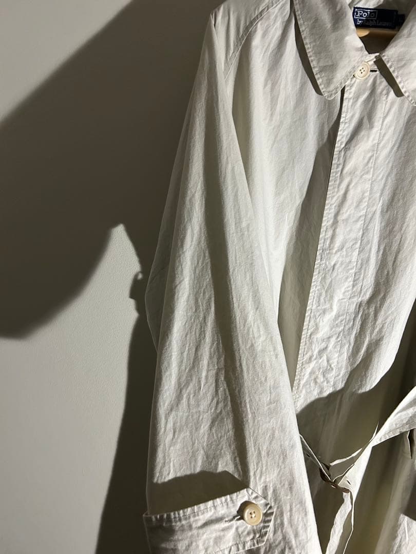 90s POLO 一枚袖 バルマカーンコート ステンカラー vintage