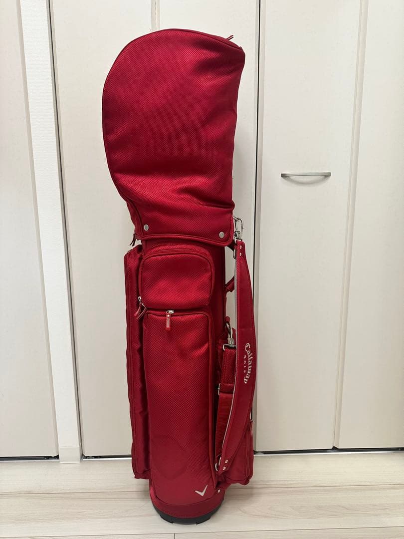 Callaway キャディバッグ 赤　レディース
