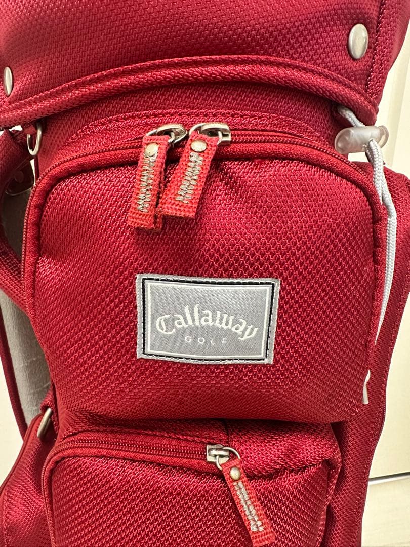 Callaway キャディバッグ 赤　レディース