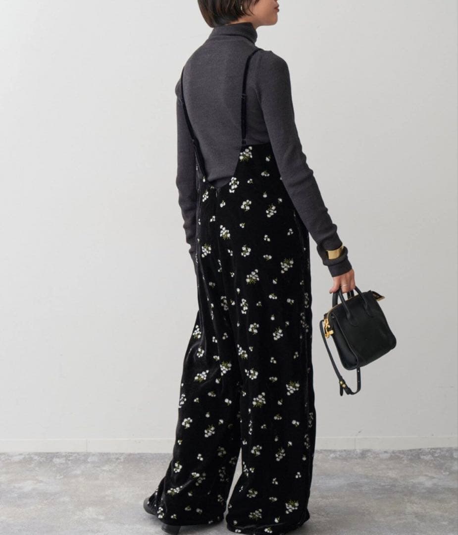 【Spick&Span】ブーケエンブロイダリーオールインワン