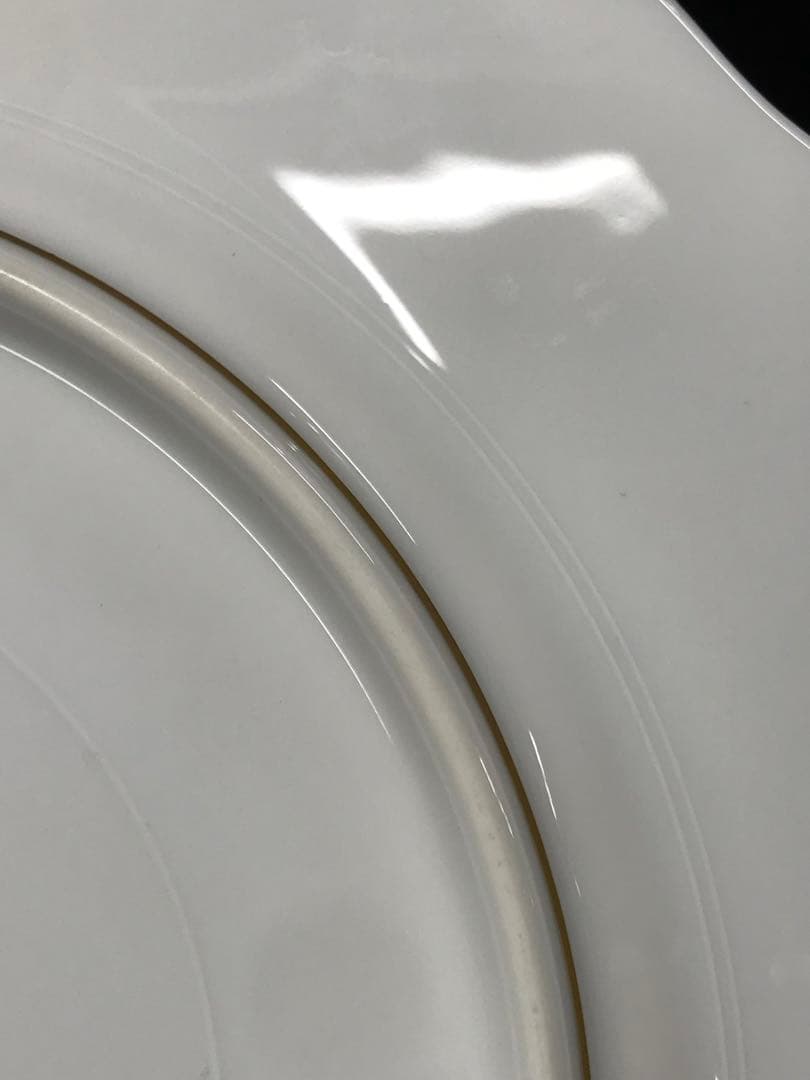 【レア】大倉陶園　受注生産品　瑠璃金彩　サービスプレート　プレート　飾り皿