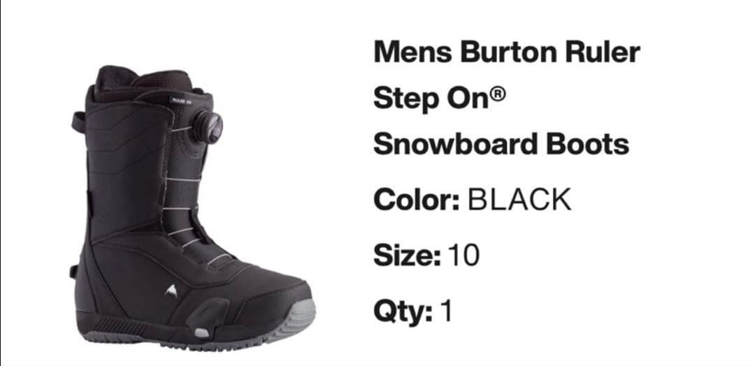 ◾️バートン◾️StepOnブーツ