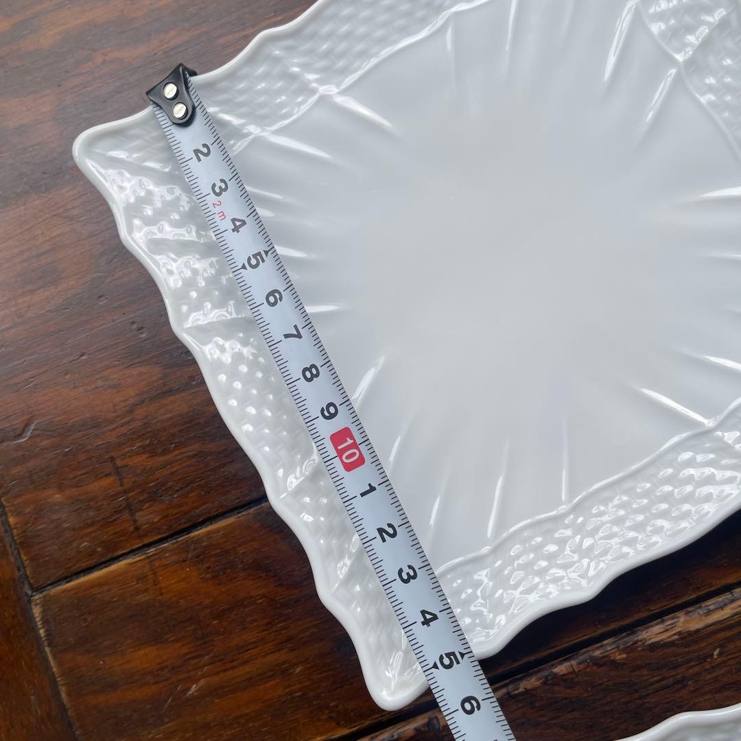 希少　リチャードジノリ　ベッキオホワイト　スケエアプレート　15cm 7セット