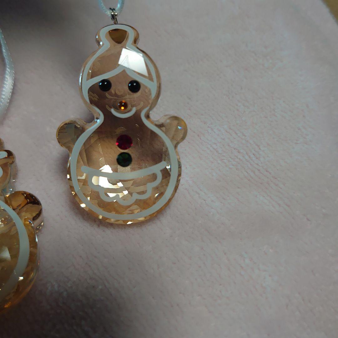 スワロフスキー　オーナメント2つ