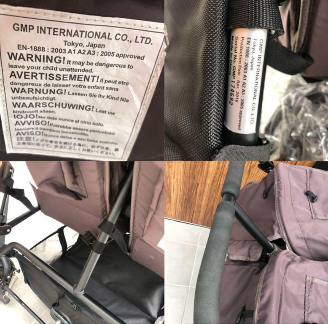 ⭐️最終値下げ　Air Buggy ココダブル　ベビーカー　双子　タイヤ付