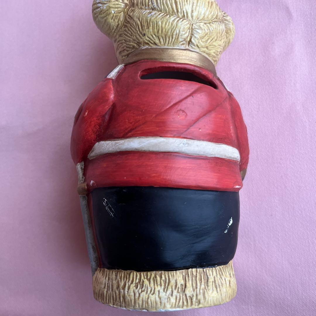 加藤工芸　KATO KOGEI テディベア　イギリス　兵隊　置物　ハンドプリント