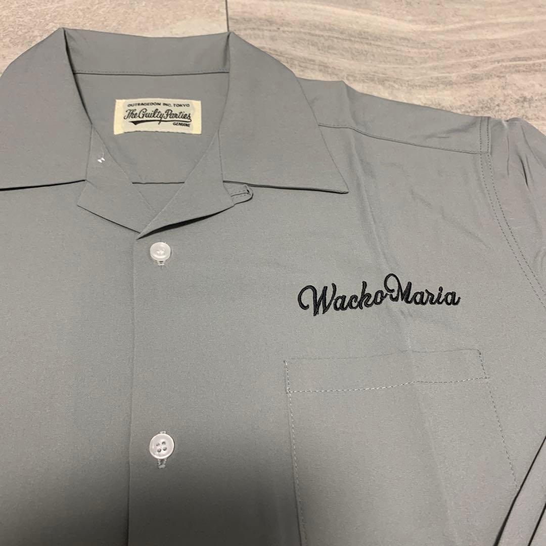 Wacko Maria グレー 長袖オープンカラーシャツL