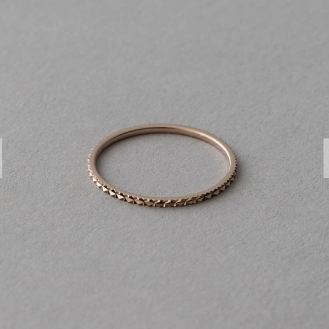 ete [クレール]K18MPG エレガンスカット リング 1号