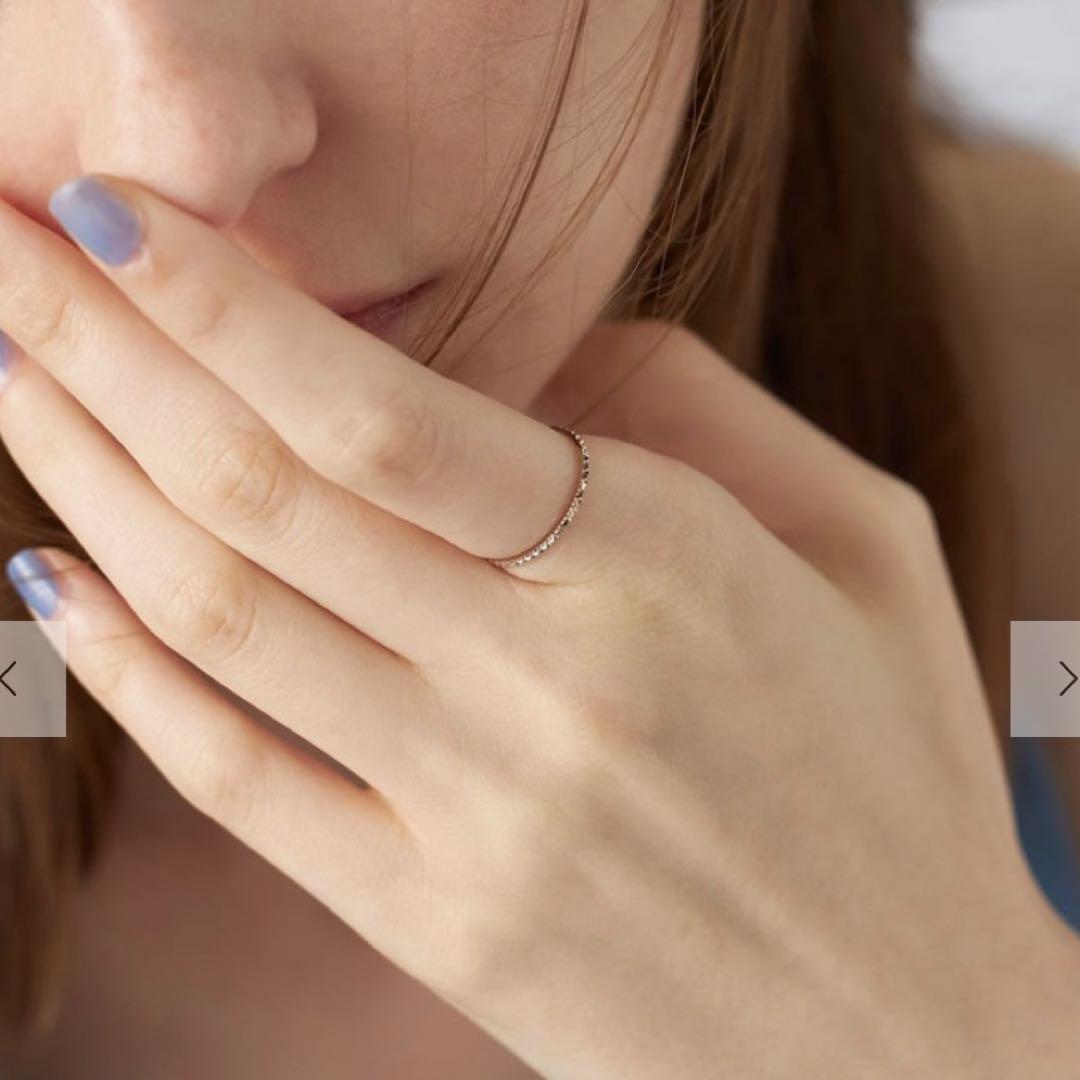 ete [クレール]K18MPG エレガンスカット リング 1号