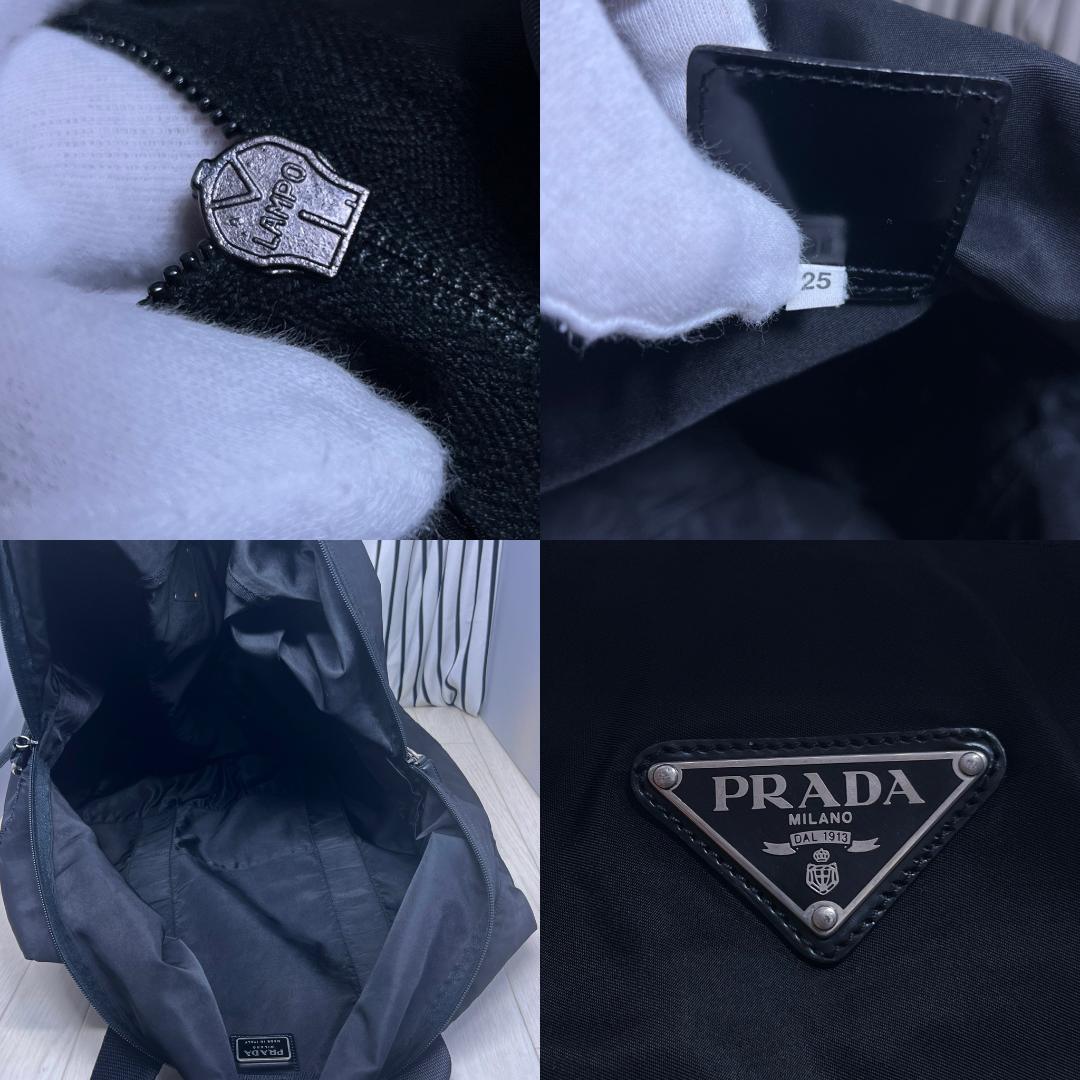 【格安】PRADA×プラダ 特大パドロックボストンバッグ