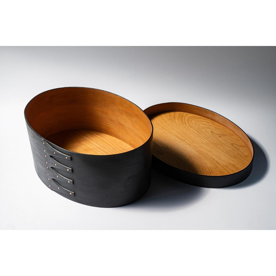 【専用】シェーカーオーバルボックス ブラックチェリー No.7 インクブラック