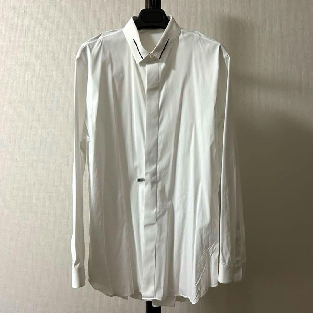 Dior homme 白シャツ bee白刺繍 サイズ40