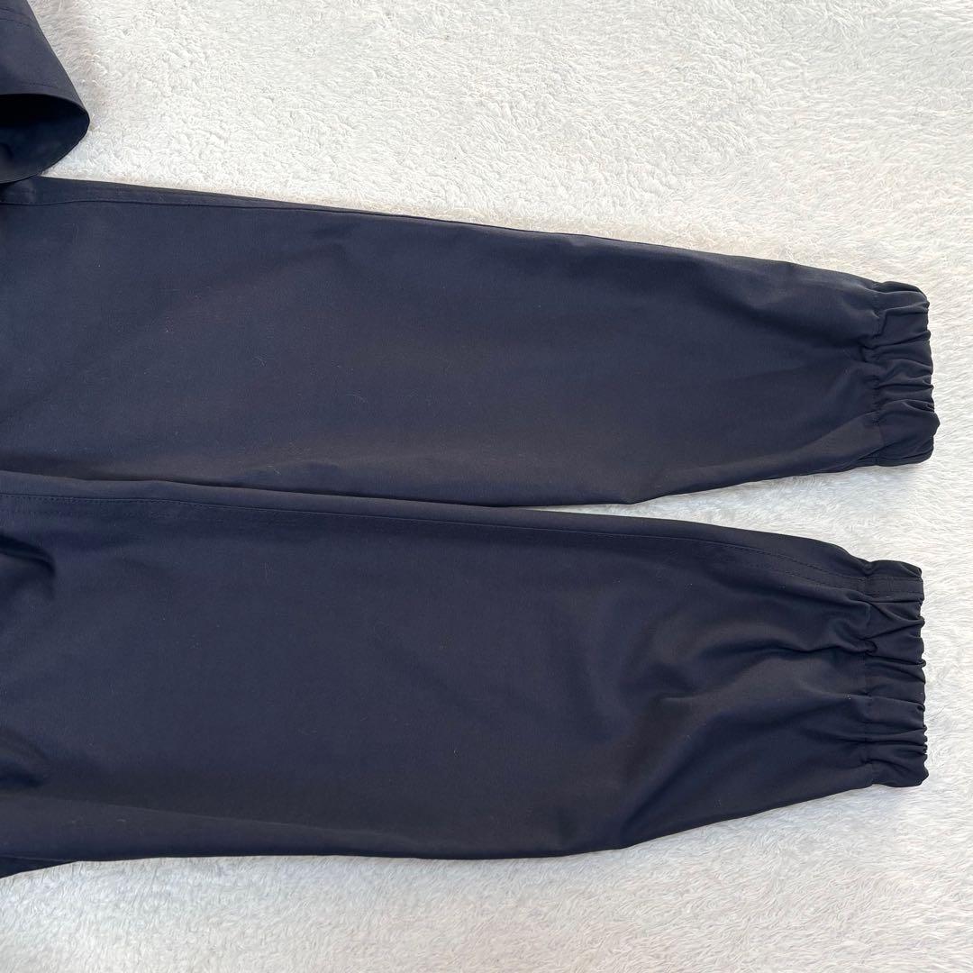 【25AWタグ付】ニューヨーカー 金ボタン フード付きライトコート 紺 洗える