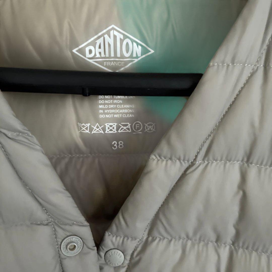 DANTONインナーダウンロングコート38