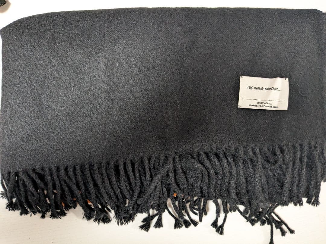 THE INOUE BROTHERS ザイノウエブラザーズ　大判マフラー