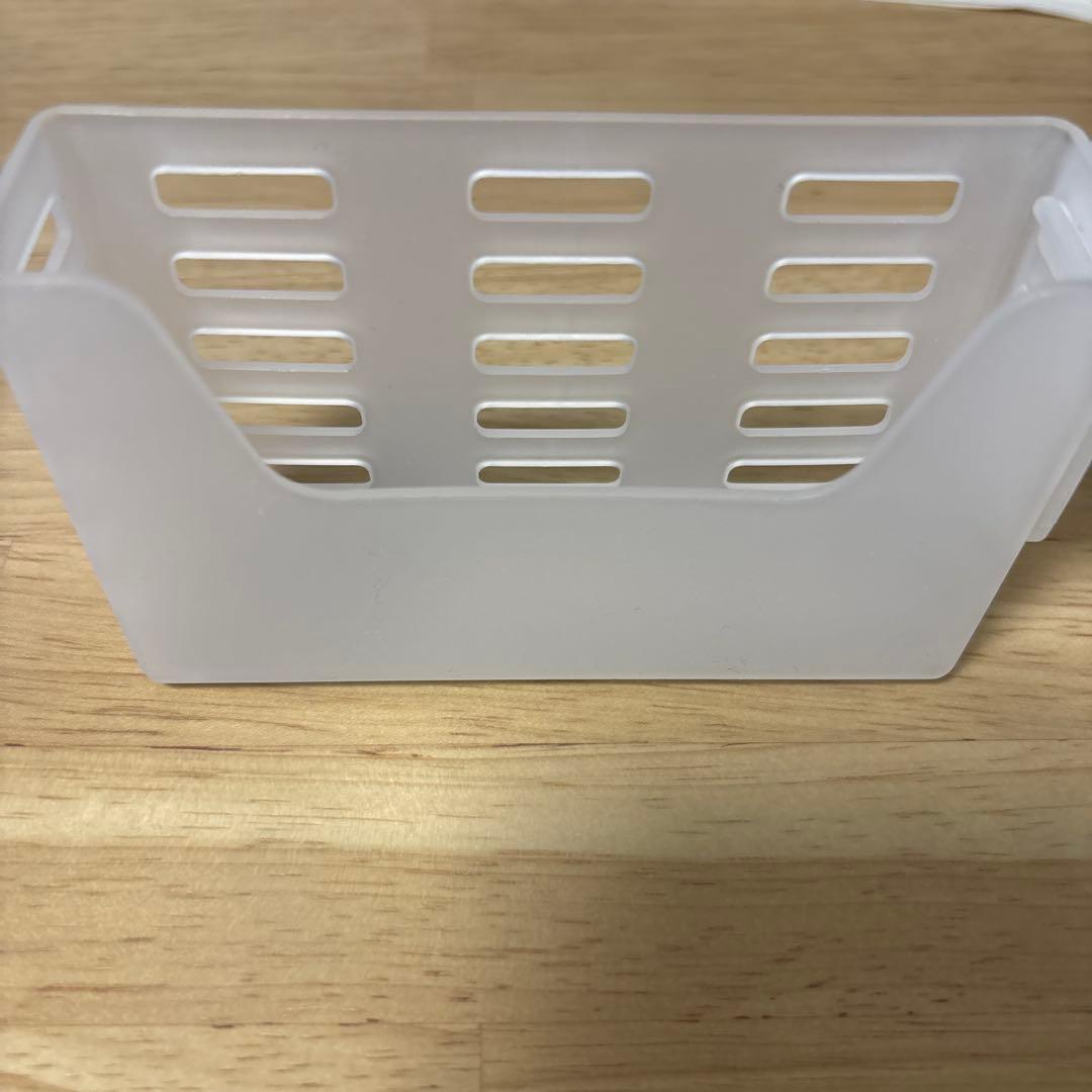 透明プラスチックバスケット　1個