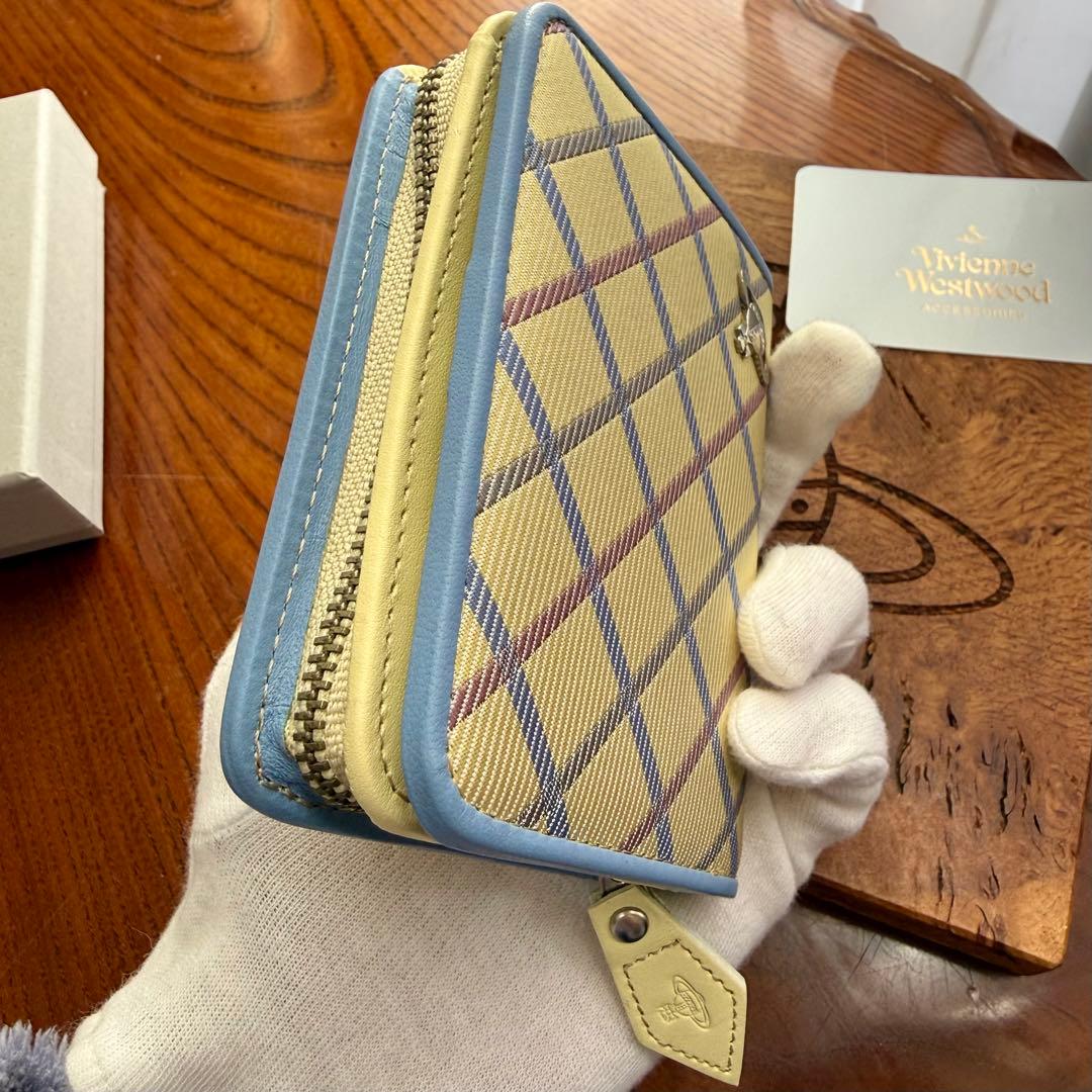 未使用美品/廃盤正規品VivienneWestwood オーブ/スリム折財布