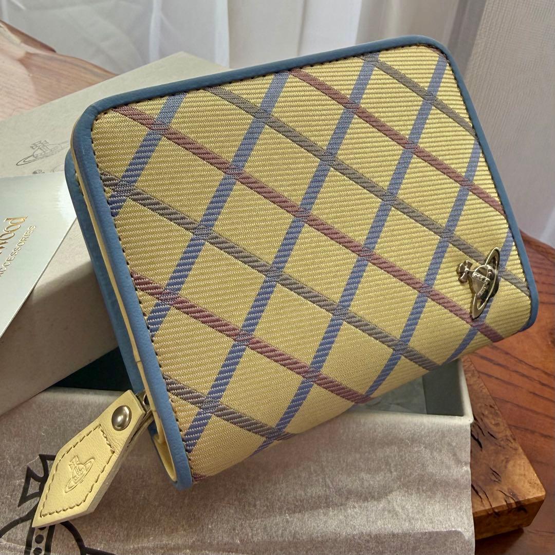 未使用美品/廃盤正規品VivienneWestwood オーブ/スリム折財布
