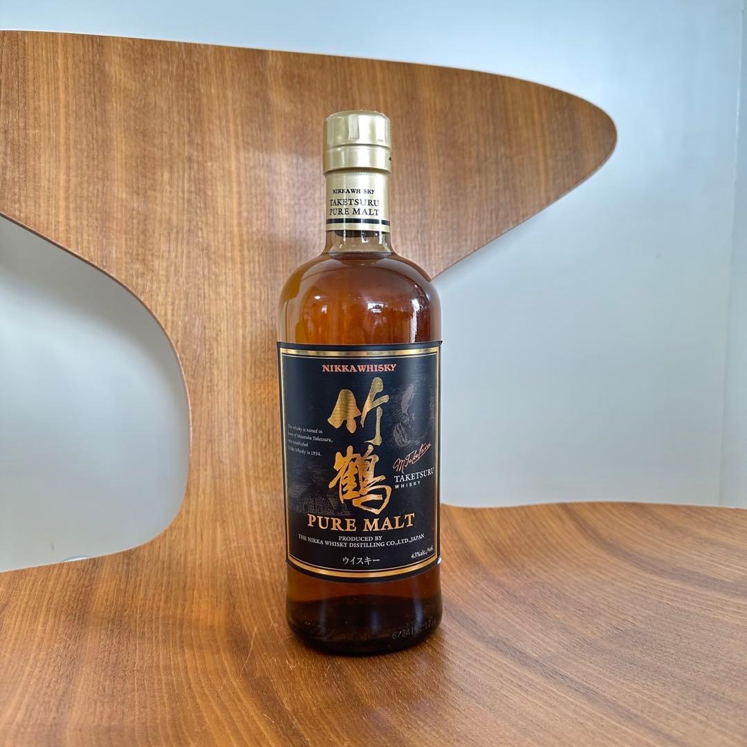 ニッカウイスキー 竹鶴 ピュアモルト PUREMALT 旧ラベル 700ml