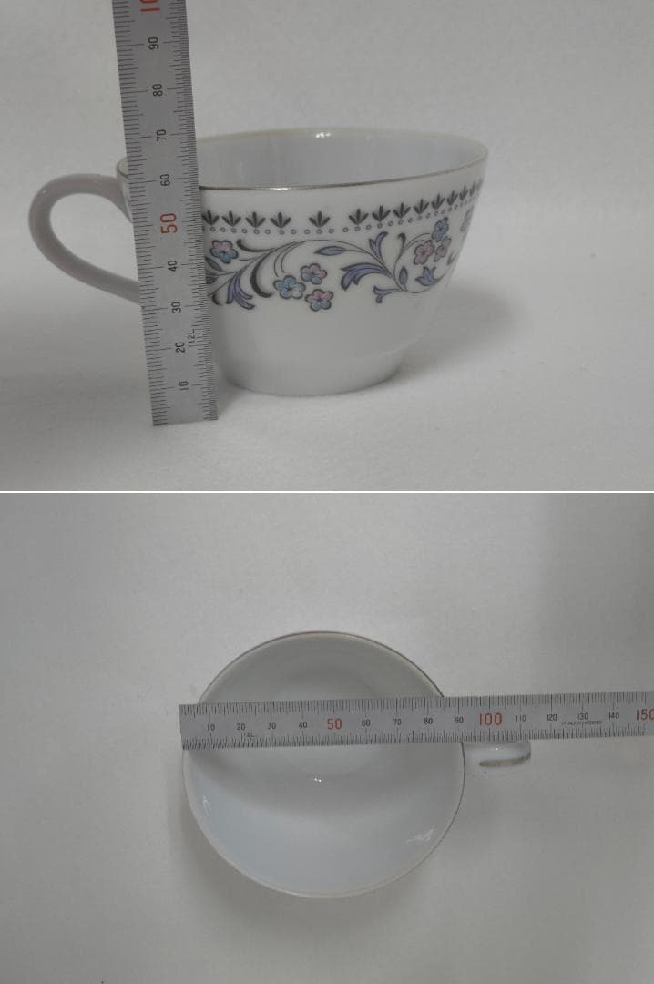 M▽ノリタケ ブルーワルツ プレート ボウル カップ＆ソーサー (38112)