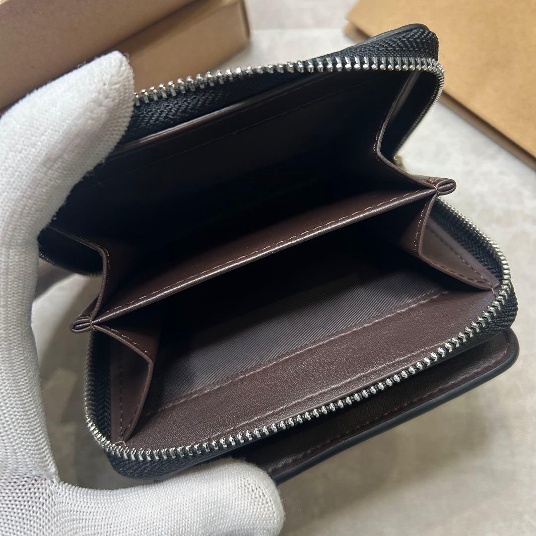 新品 未使用 人気 コーチ COACH タビー いちご柄 財布 黒