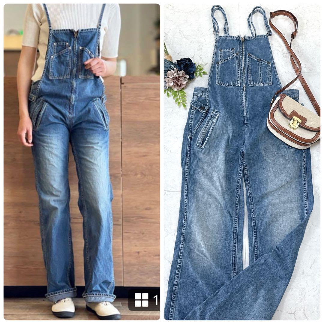 Deuxieme Classe JOHNBULL フレンチサロペット　デニム　M