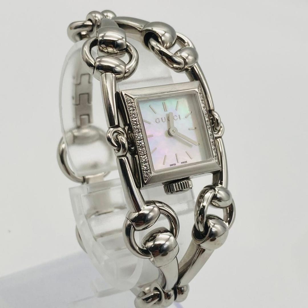 GUCCI グッチ 腕時計 クォーツ シニョーリア 116.5 シェル文字盤