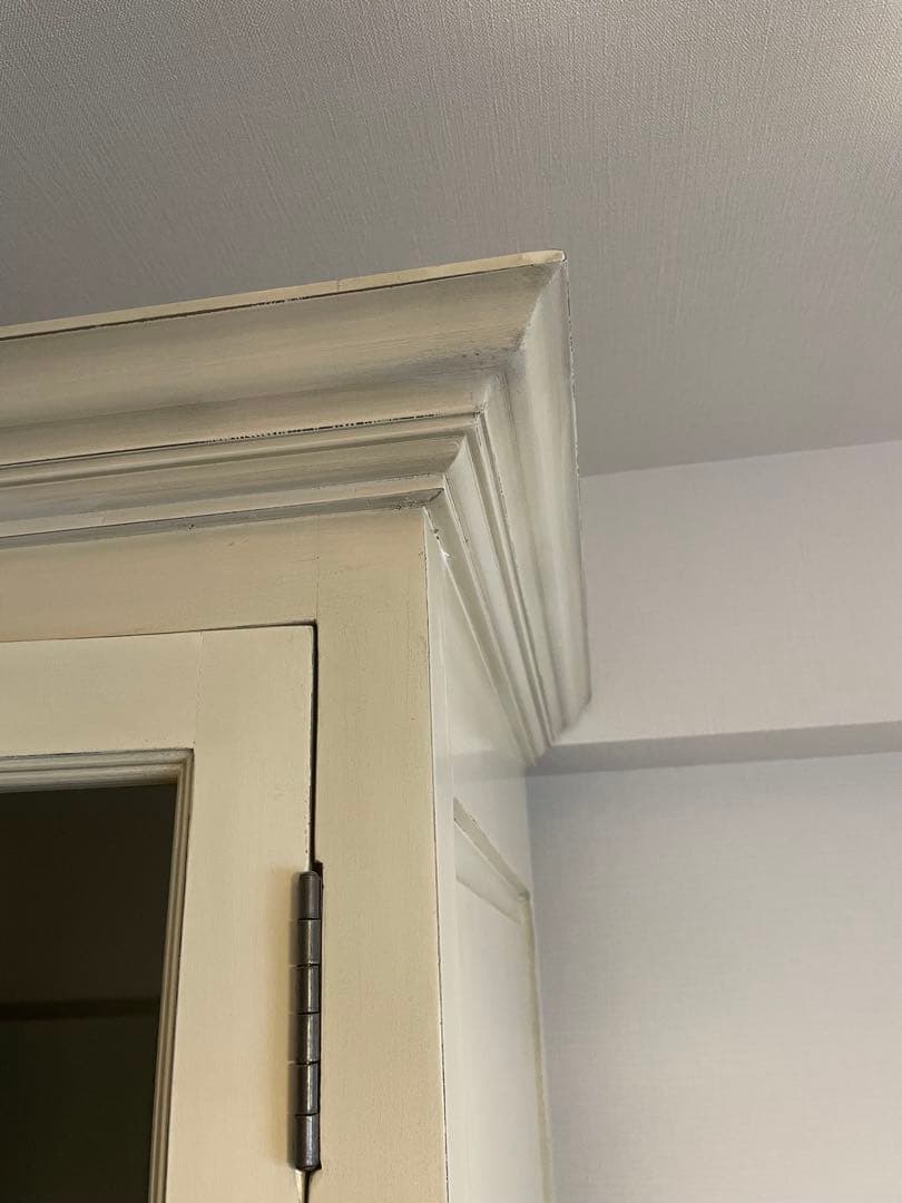 Blanc D’ivoireブランディボワール　ガラスキャビネット　アンティーク