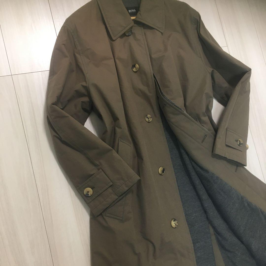 30日迄限定セール90's HUGO BOSS ステンカラーコート ヴィンテージ