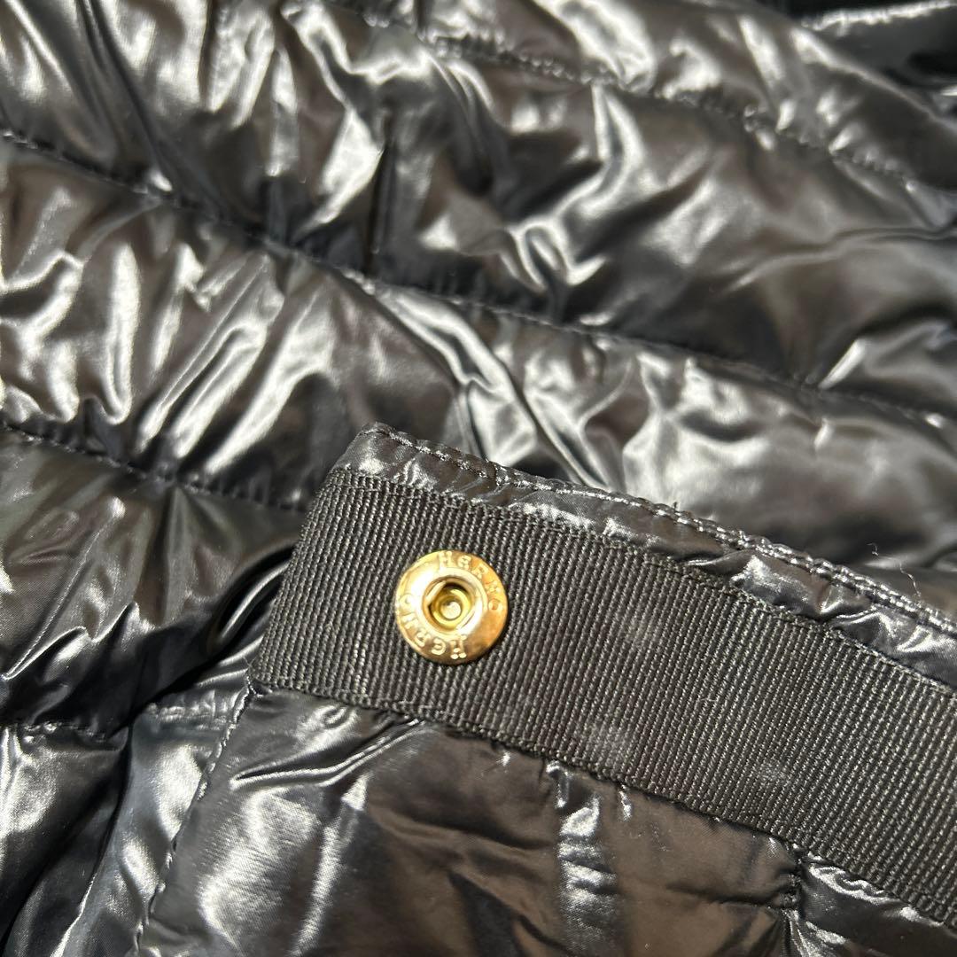 Herno ブラック ダウンベスト ショートスリーブ　サイズ40