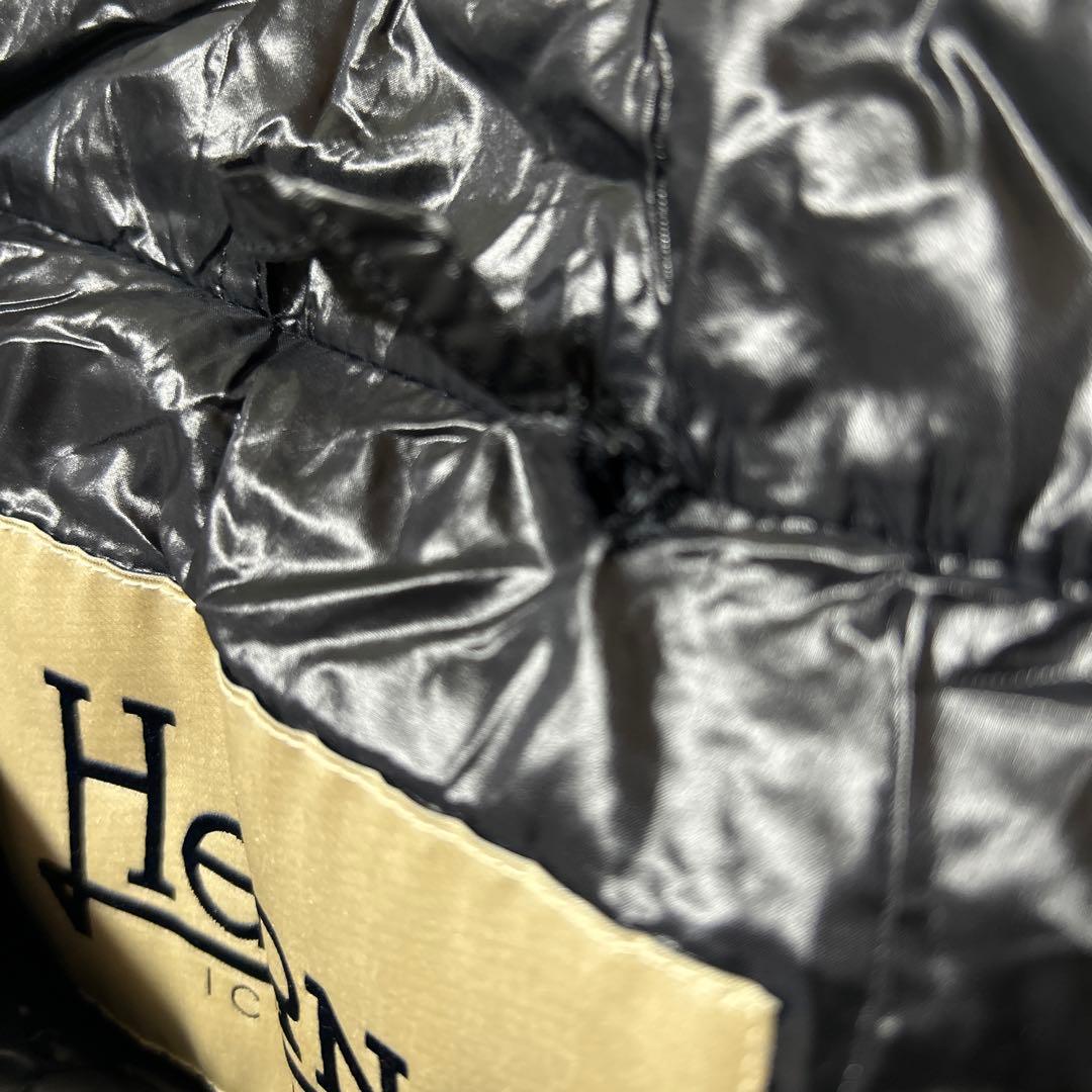 Herno ブラック ダウンベスト ショートスリーブ　サイズ40