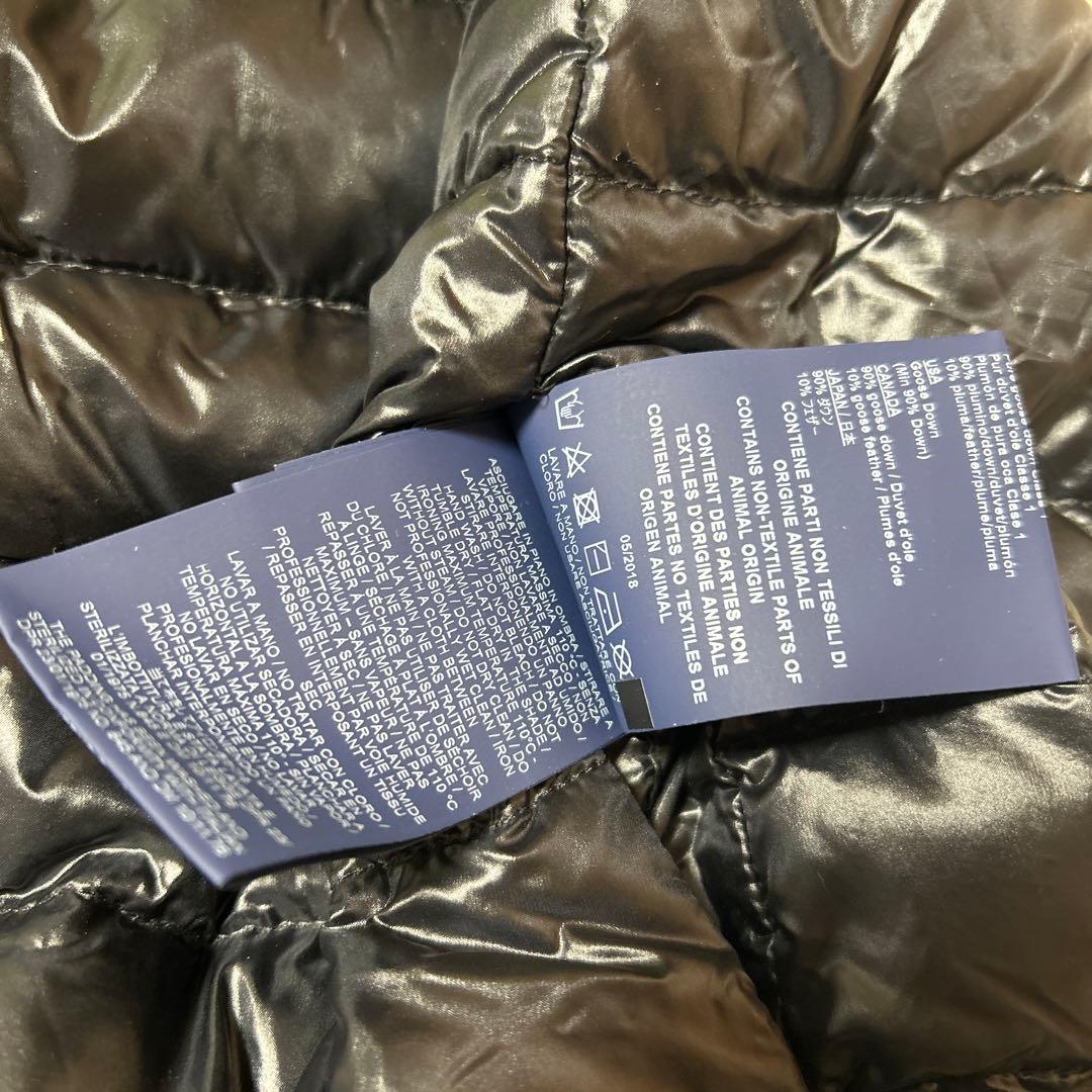 Herno ブラック ダウンベスト ショートスリーブ　サイズ40