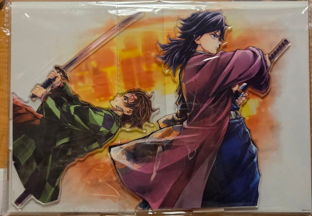 鬼滅の刃 書き下ろしイラスト A賞「繋ぐ」ビッグアクリルスタンドキット