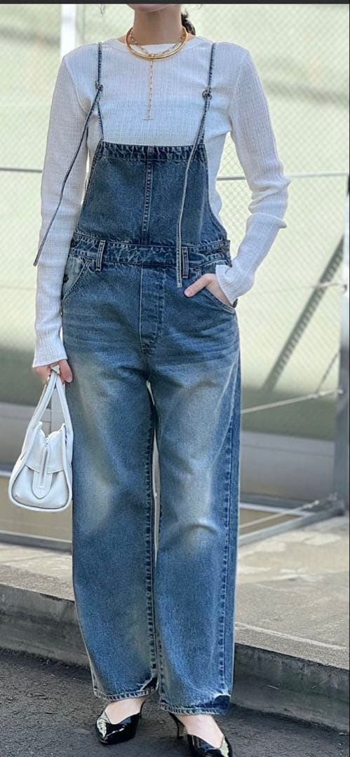 Whim Gazette デニム オーバーオール サイズフリー