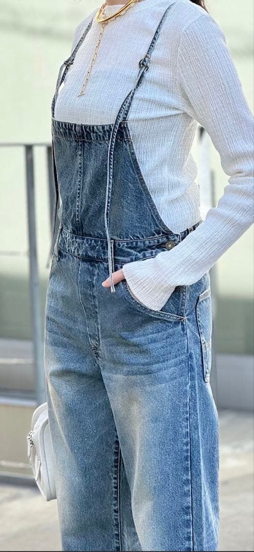 Whim Gazette デニム オーバーオール サイズフリー