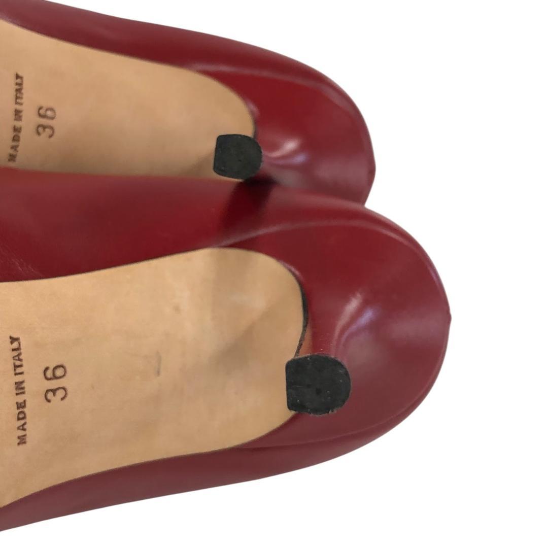 JIMMY CHOO ジミーチュウ ハイヒール パンプス レッド ゴールド