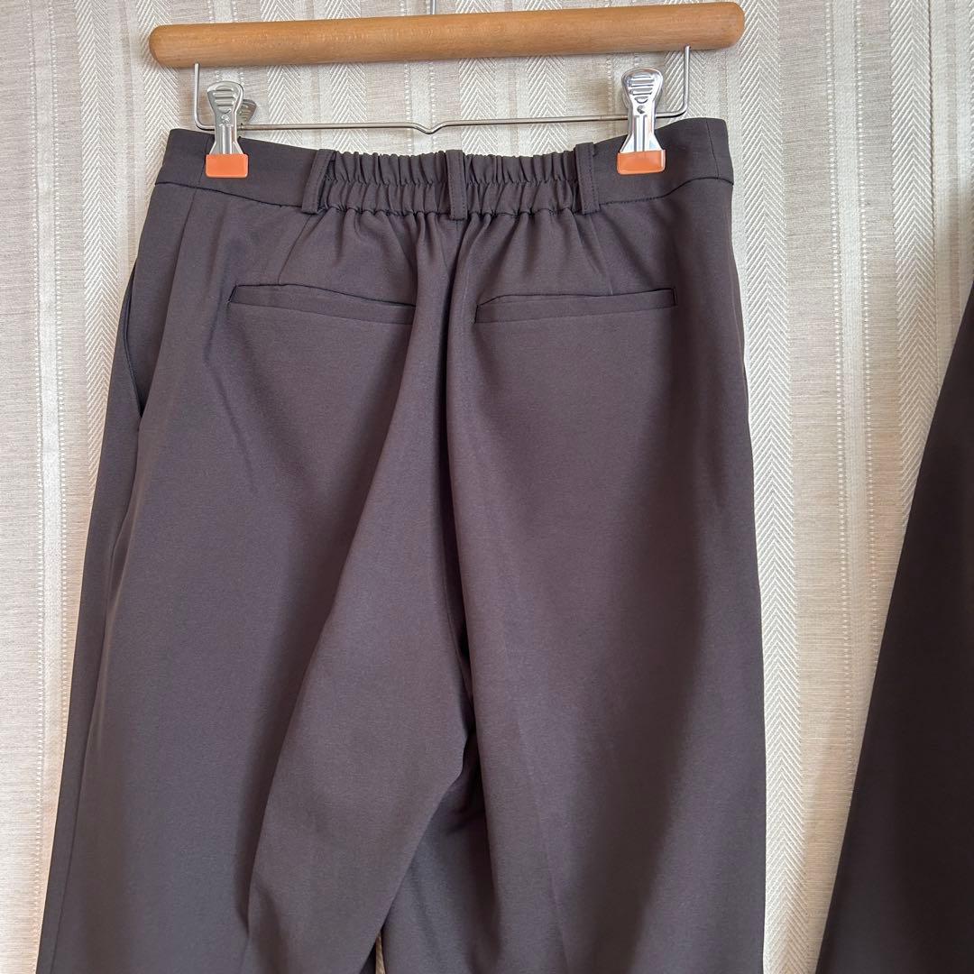 美品！THE SUIT COMPANY WHITE ストレッチパンツスーツ38