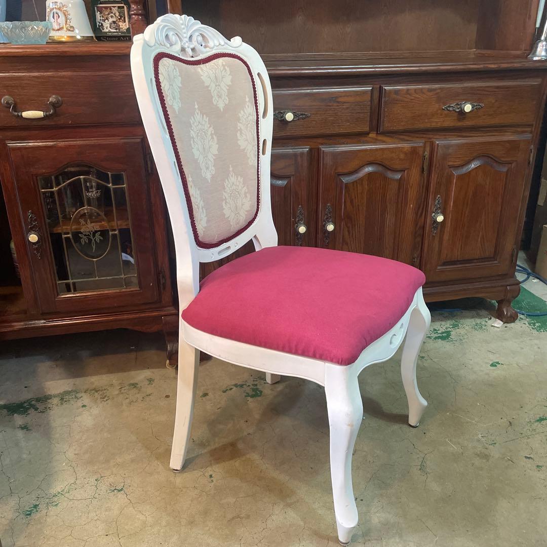 イタリア製サルタレッリ　フローレンスシリーズ・ロココ調ダイニングチェアー　NO2